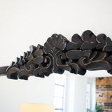 Specchiera da parete in legno Crown Black - OrchideaMilano1981