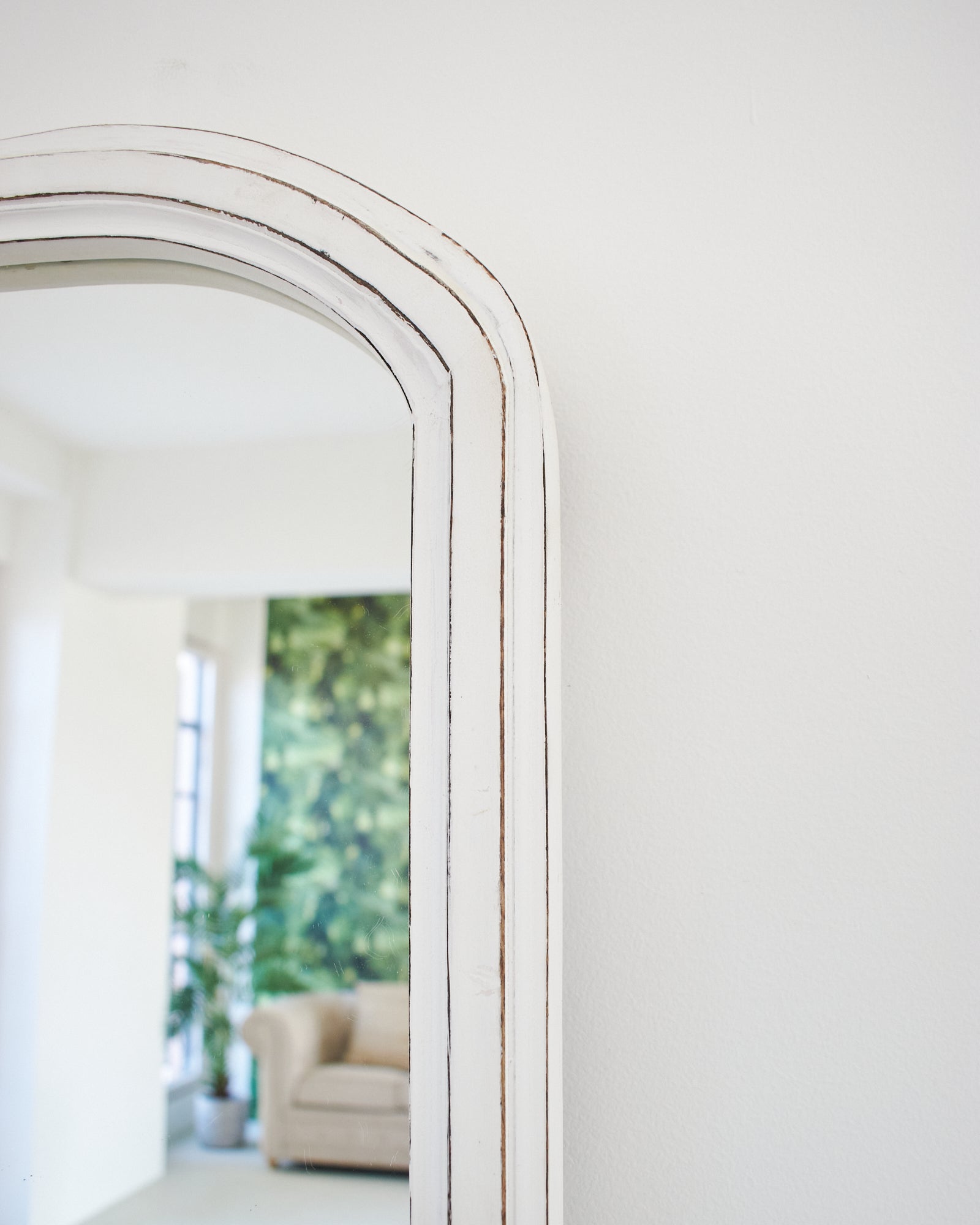 Specchiera in legno Crown White - OrchideaMilano1981