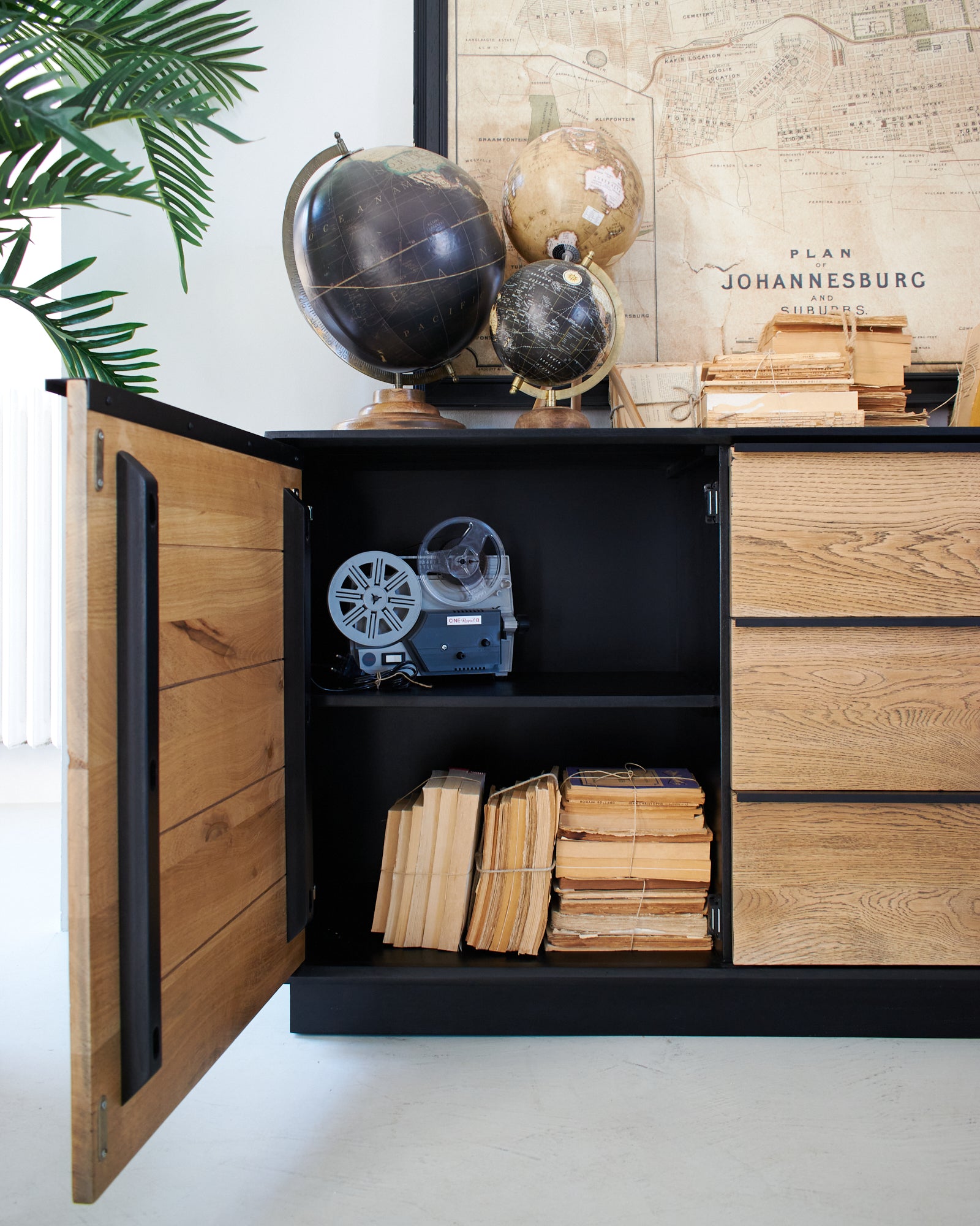 Credenza in legno massello di rovere Oakwood 170 cm - OrchideaMilano1981