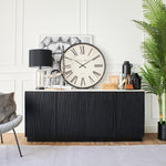 Credenza moderna in legno massello e marmo 5th Avenue 174 cm - OrchideaMilano1981