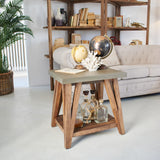 Tavolino da salotto moderno in legno Concrete - OrchideaMilano1981