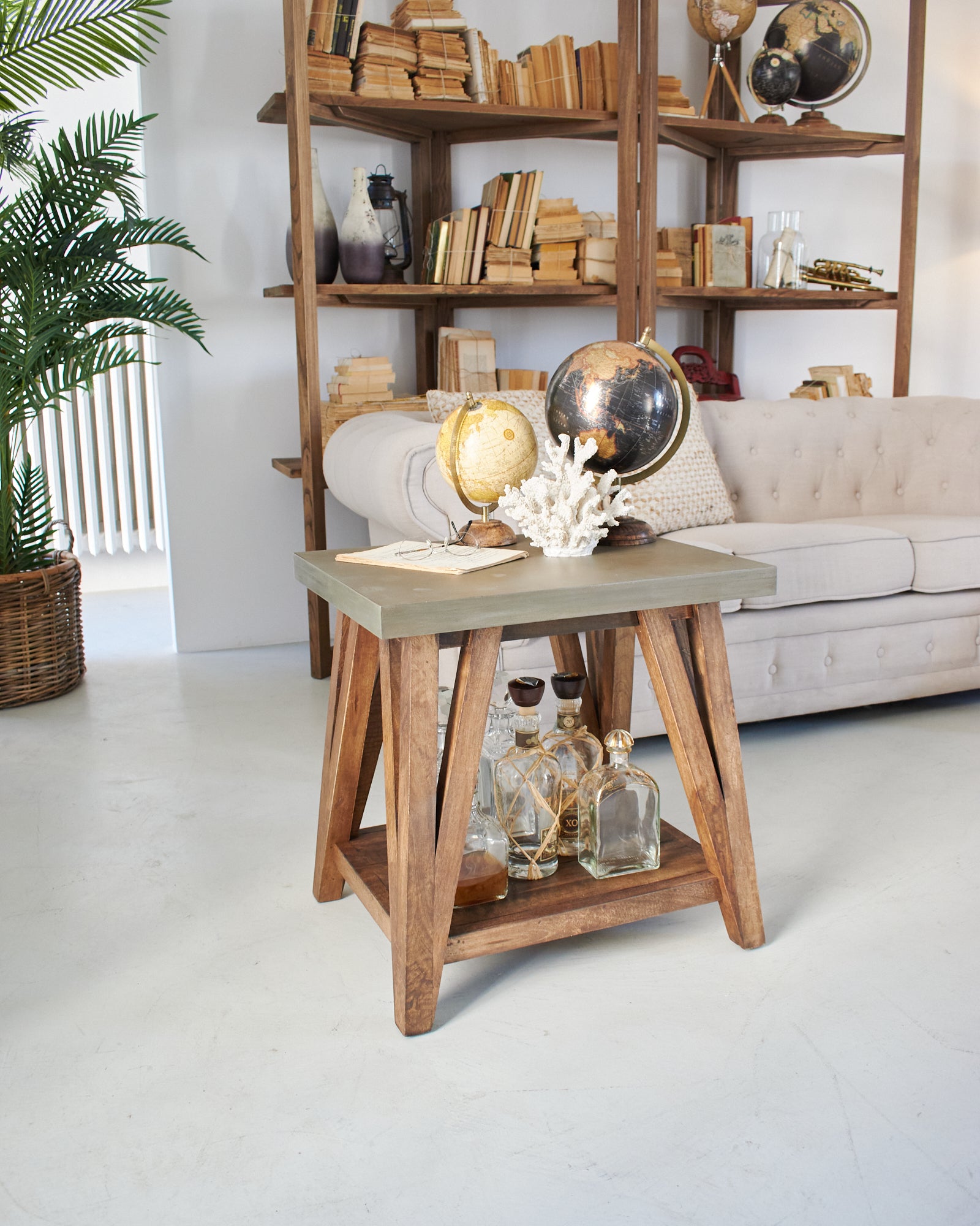 Tavolino da salotto moderno in legno Concrete - OrchideaMilano1981