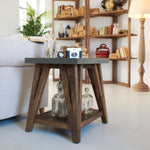 Tavolino da salotto moderno in legno Concrete - OrchideaMilano1981