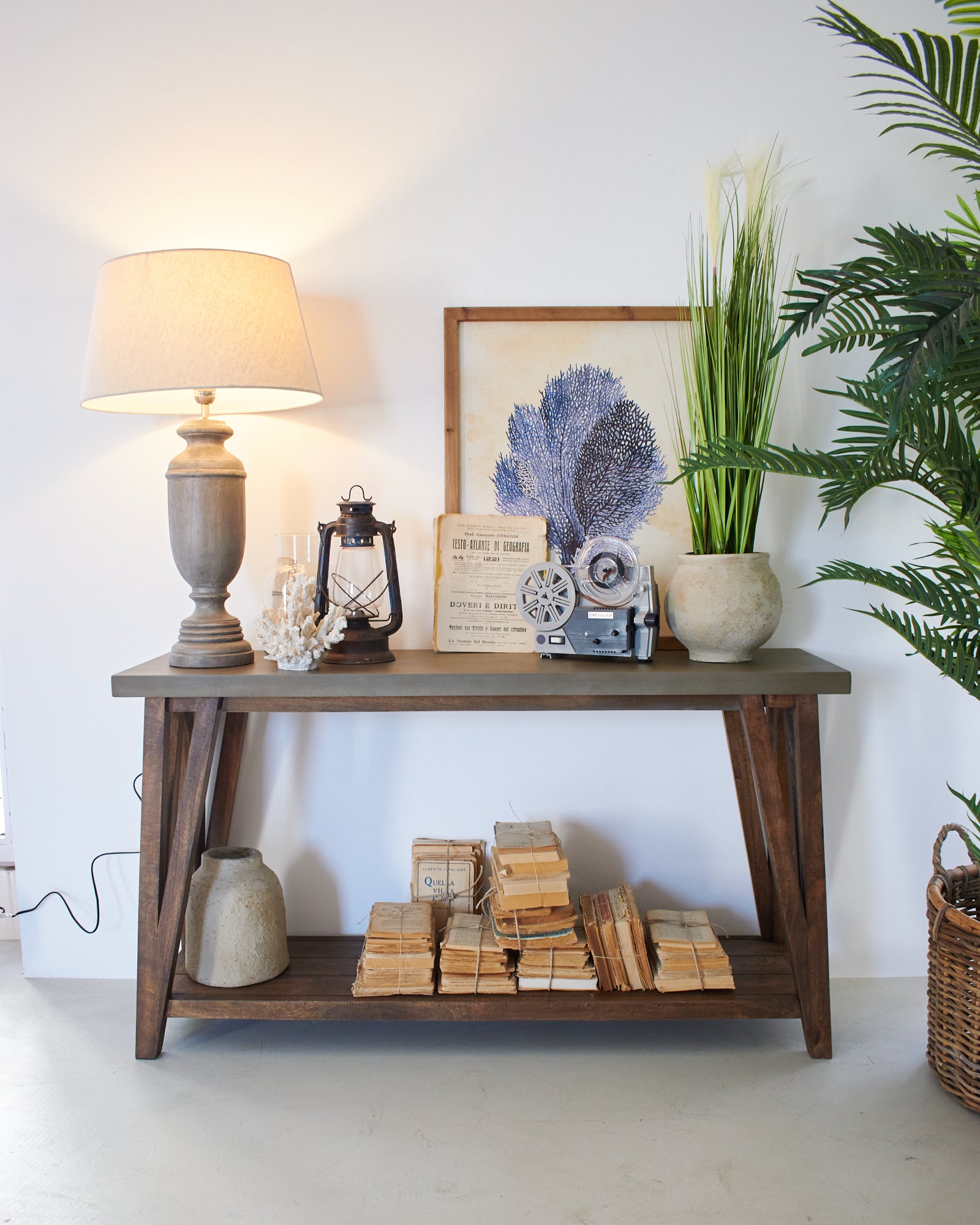 Consolle moderna in legno Concrete - OrchideaMilano1981