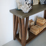 Consolle moderna in legno Concrete - OrchideaMilano1981