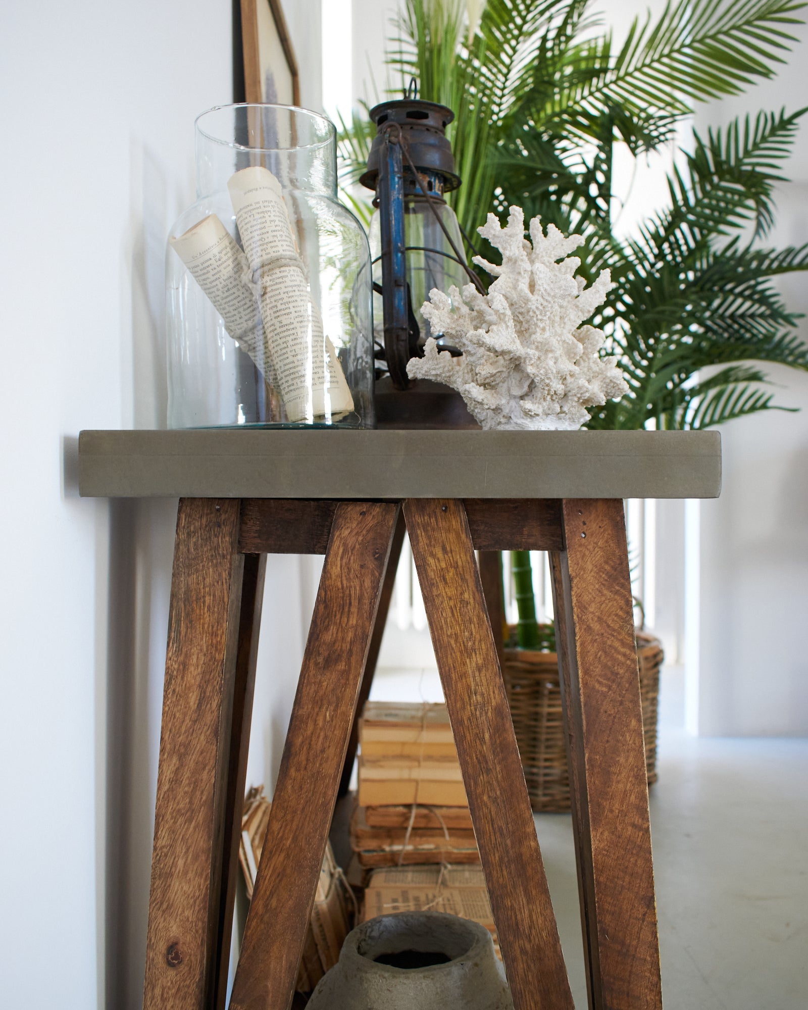 Consolle moderna in legno Concrete - OrchideaMilano1981
