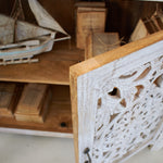 Credenza in legno di mango massello intagliato Jodhpur Big 160 cm - OrchideaMilano1981
