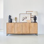 Credenza 4 ante in legno e ferro Skyline 180 cm - OrchideaMilano1981