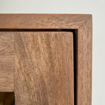 Credenza 2 ante a vetro in legno e ferro Skyline 110 cm - OrchideaMilano1981