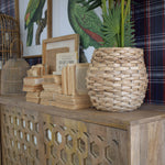 Credenza in legno e specchi a 3 ante scorrevoli Modern Light 175 cm - OrchideaMilano1981