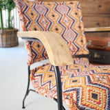 Poltrona in tessuto kilim e ferro Teepee - OrchideaMilano1981