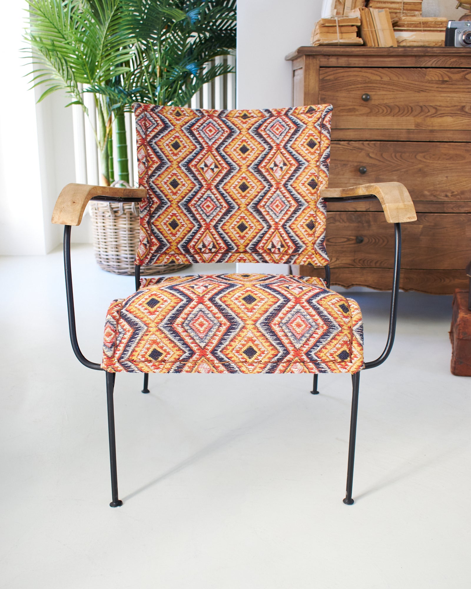 Poltrona in tessuto kilim e ferro Teepee - OrchideaMilano1981
