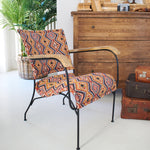 Poltrona in tessuto kilim e ferro Teepee - OrchideaMilano1981