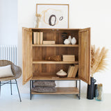 Credenza 2 ante in legno e ferro Skyline 100 cm - OrchideaMilano1981