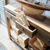 Consolle 4 cassetti in legno massello Grenier - OrchideaMilano1981