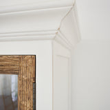 Vetrina 2 ante in legno massello Andalusia 120 cm - OrchideaMilano1981