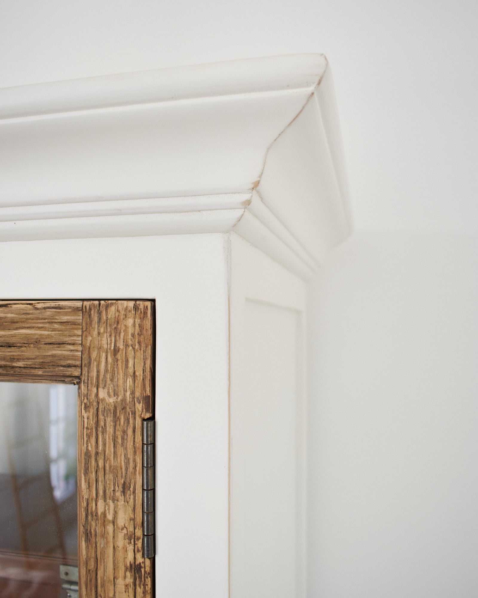 Vetrina 2 ante in legno massello Andalusia 120 cm - OrchideaMilano1981