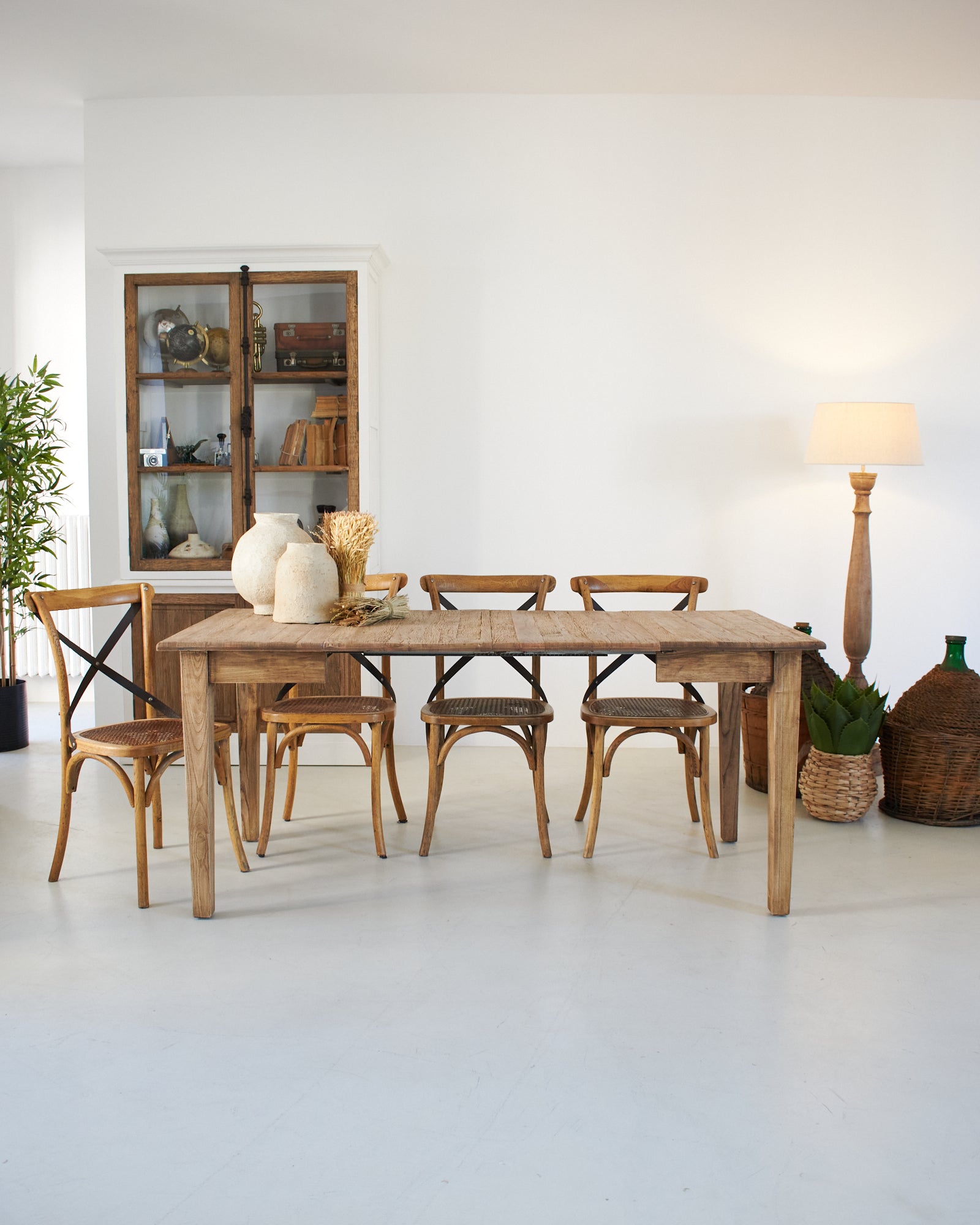 Tavolo allungabile in legno di rovere di recupero Depot 90-180 cm - OrchideaMilano1981
