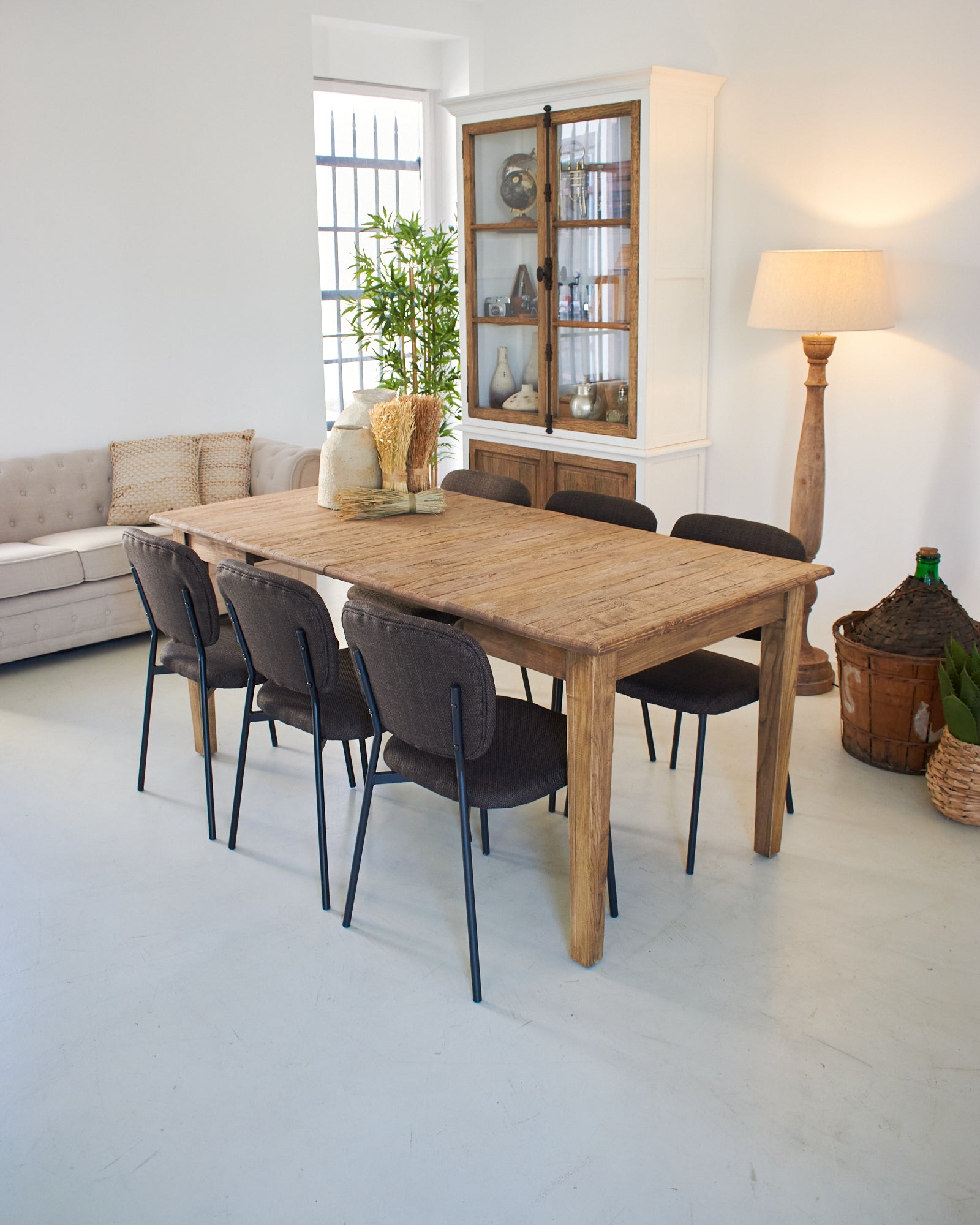 Tavolo allungabile in legno di rovere di recupero Depot 90-180 cm - OrchideaMilano1981