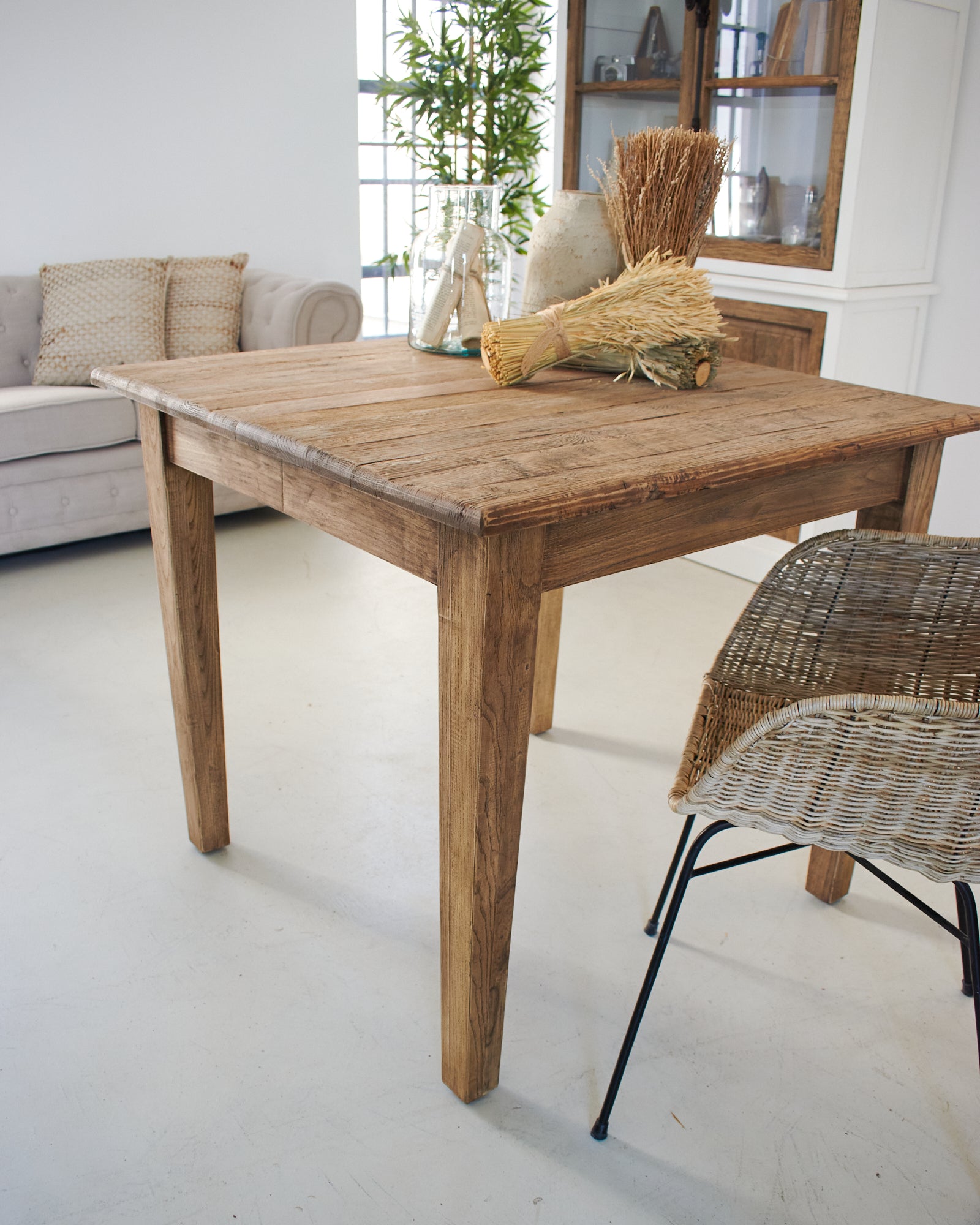 Tavolo allungabile in legno di rovere di recupero Depot 90-180 cm - OrchideaMilano1981