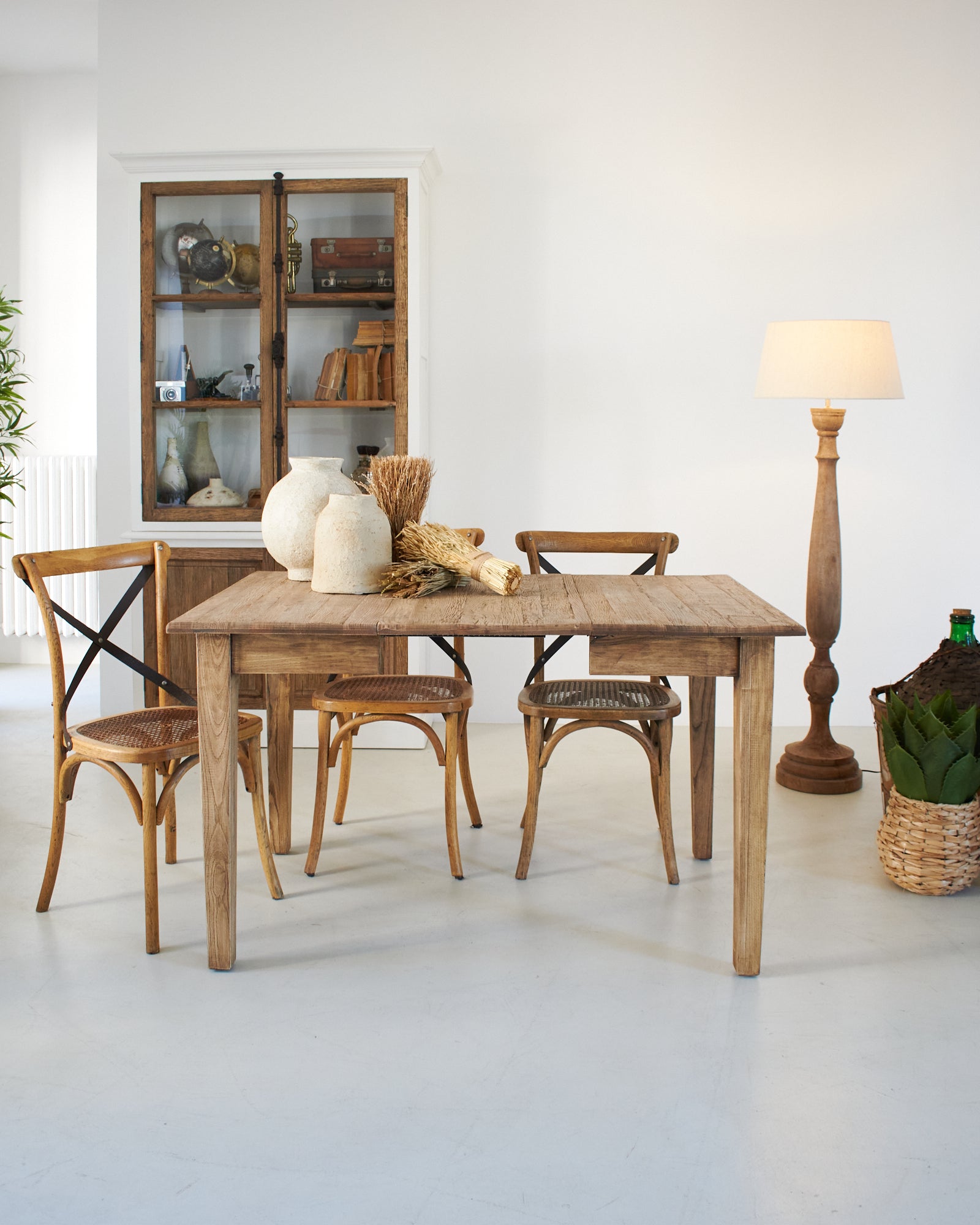 Tavolo allungabile in legno di rovere di recupero Depot 90-180 cm - OrchideaMilano1981