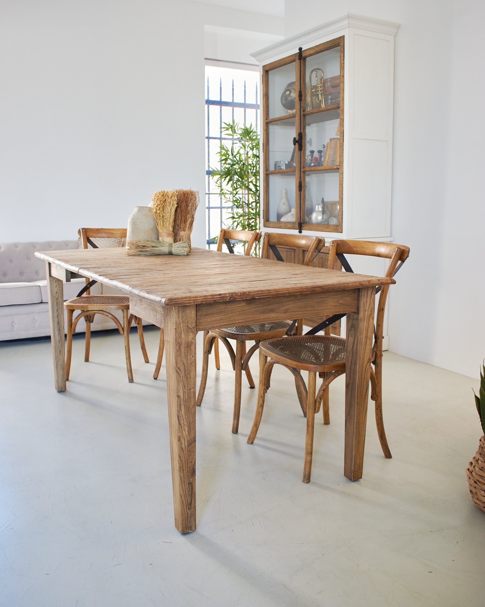 Tavolo allungabile in legno di rovere di recupero Depot 90-180 cm - OrchideaMilano1981