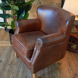 Poltrona in pelle vintage Cambridge - OrchideaMilano1981
