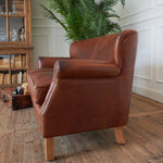 Divano 2 posti in pelle vintage Cambridge - OrchideaMilano1981