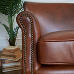 Divano 2 posti in pelle vintage Cambridge - OrchideaMilano1981