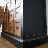 Cassettiera 28 cassettini in legno massello Apoteke 88 cm - OrchideaMilano1981