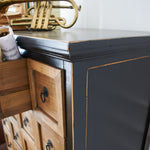 Cassettiera 28 cassettini in legno massello Apoteke 88 cm - OrchideaMilano1981
