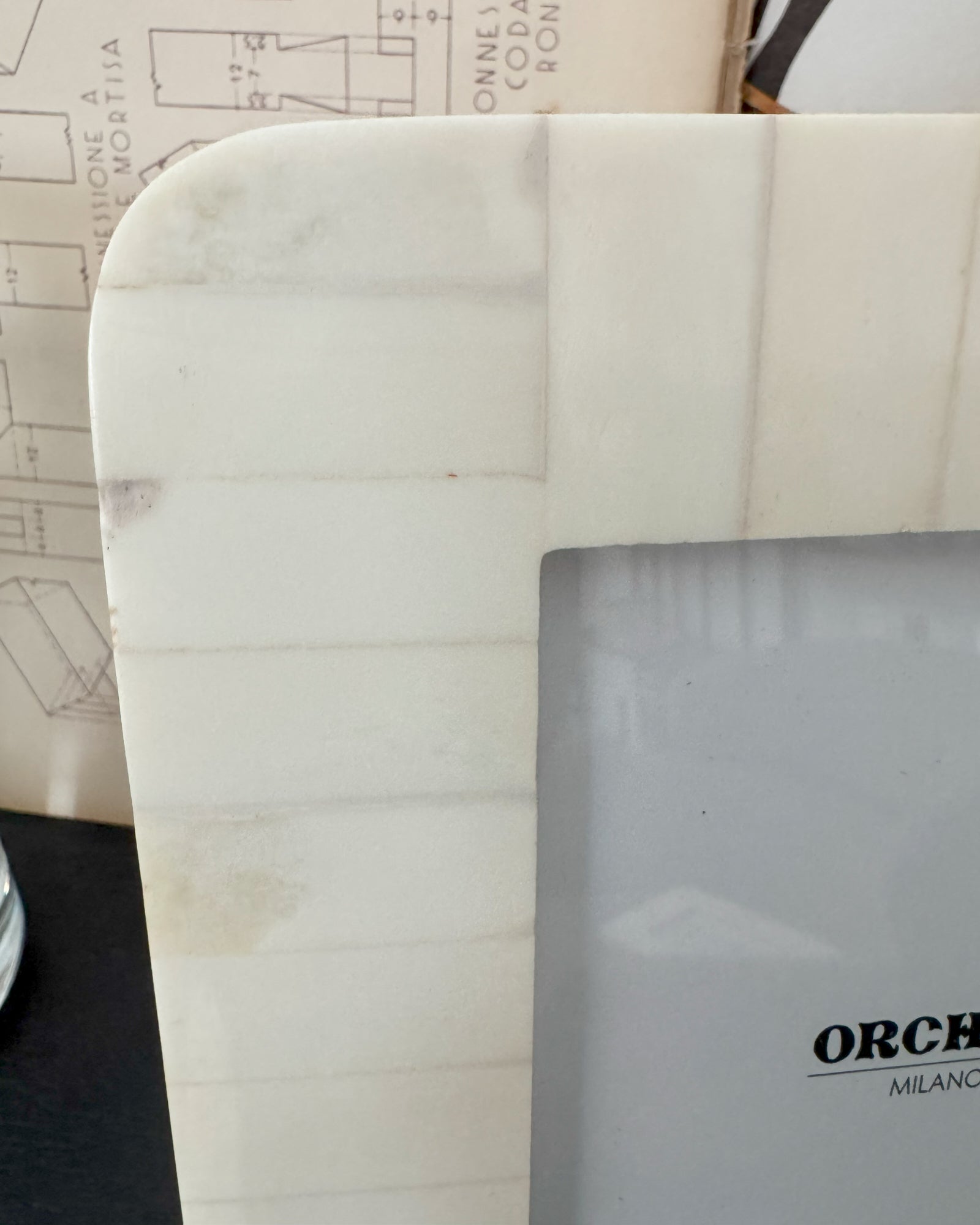 Portafoto con cornice in osso Estelle big - OrchideaMilano1981