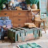 Baule in legno vintage Army modello B - OrchideaMilano1981