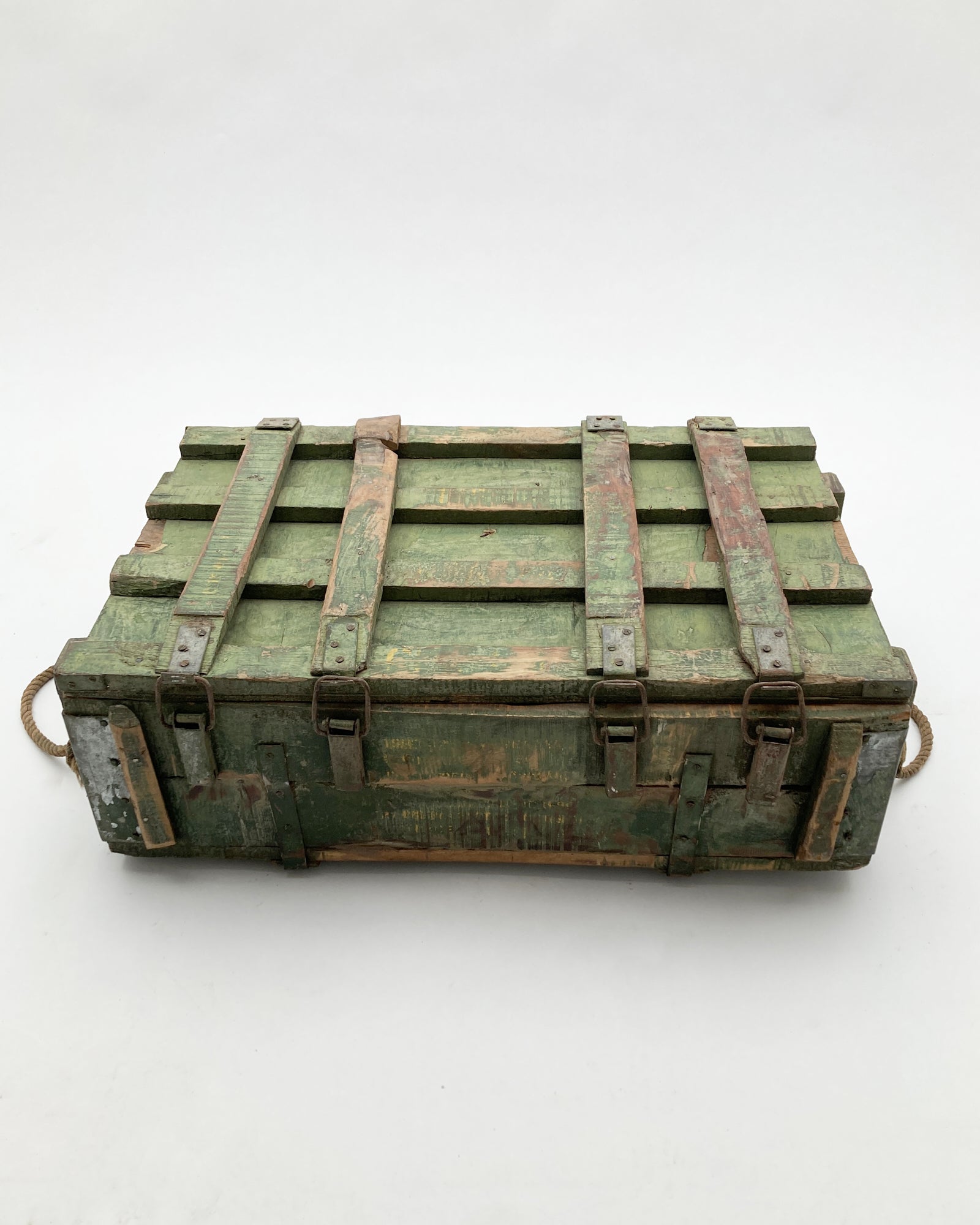 Baule in legno vintage Army modello B - OrchideaMilano1981