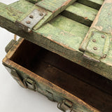 Baule in legno vintage Army modello B - OrchideaMilano1981