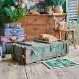 Baule in legno vintage Army modello C - OrchideaMilano1981