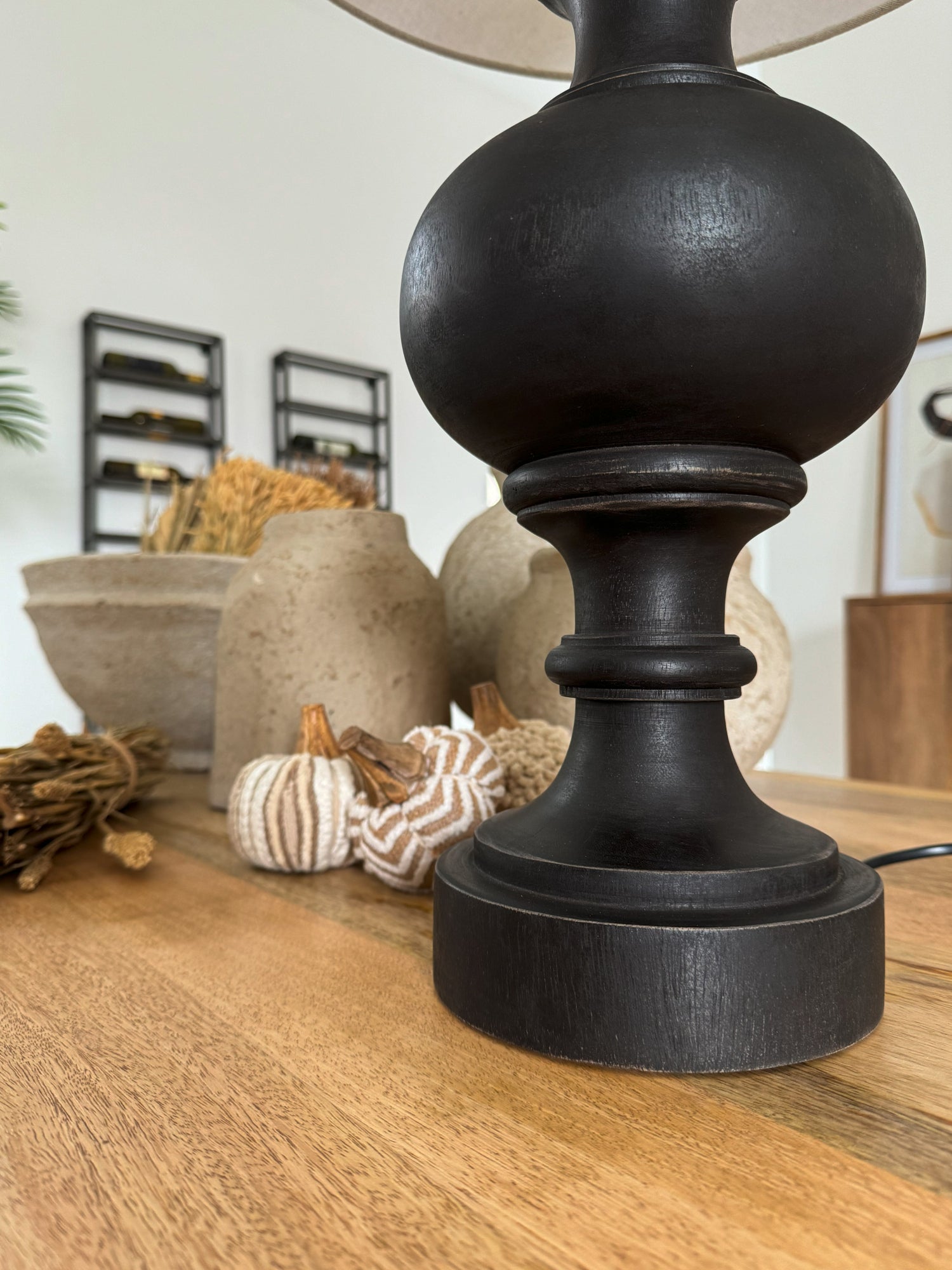 Lampada da tavolo in legno Hannover - OrchideaMilano1981