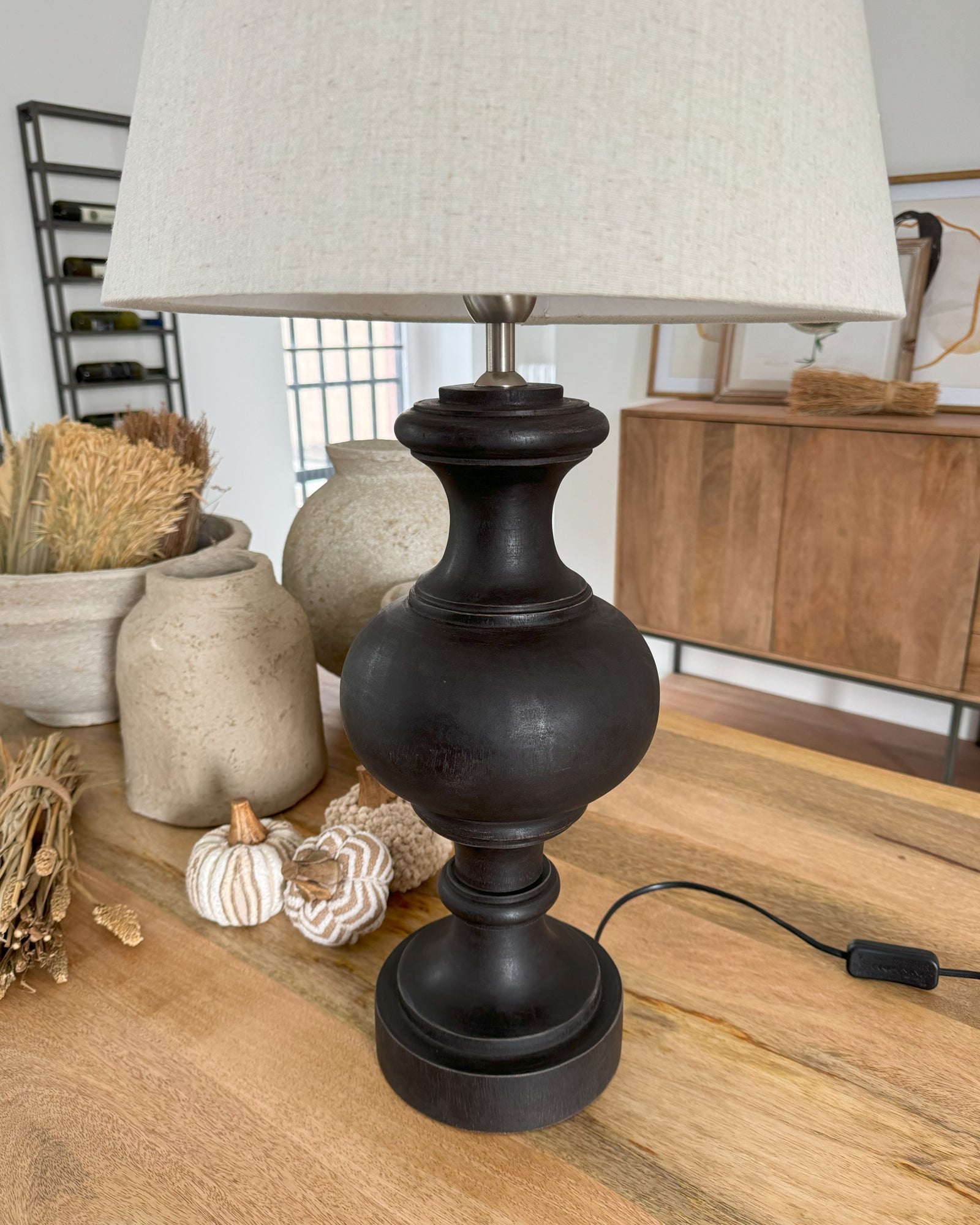 Lampada da tavolo in legno Hannover - OrchideaMilano1981