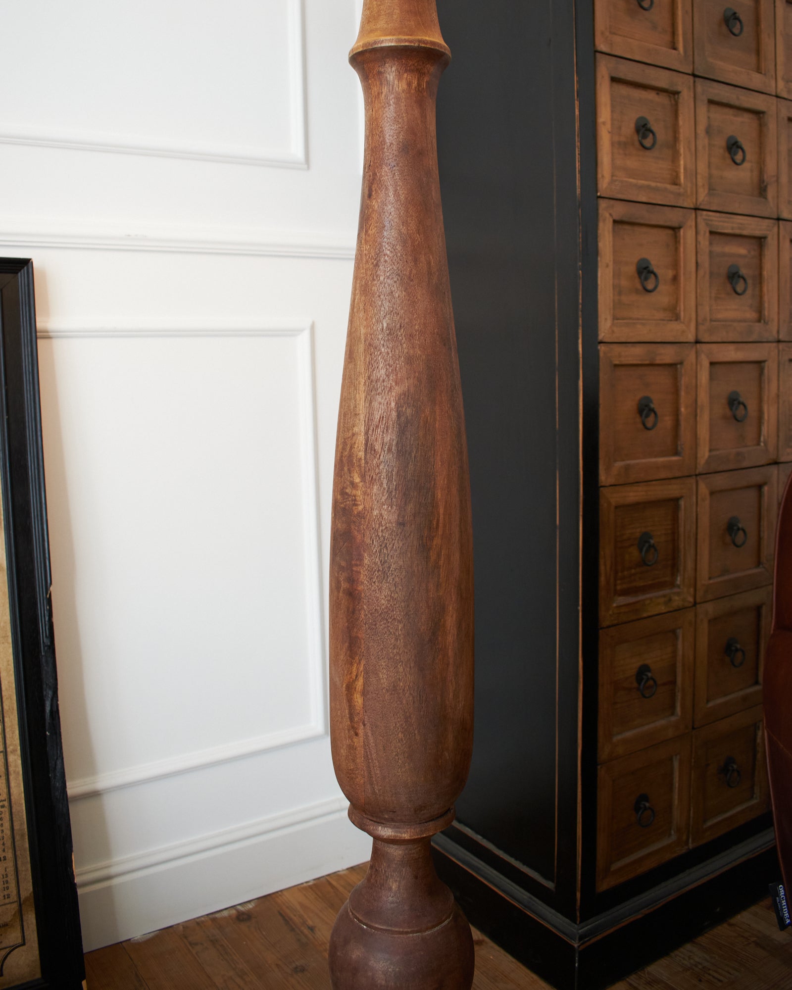 Lampada da terra in legno Salamanca - OrchideaMilano1981