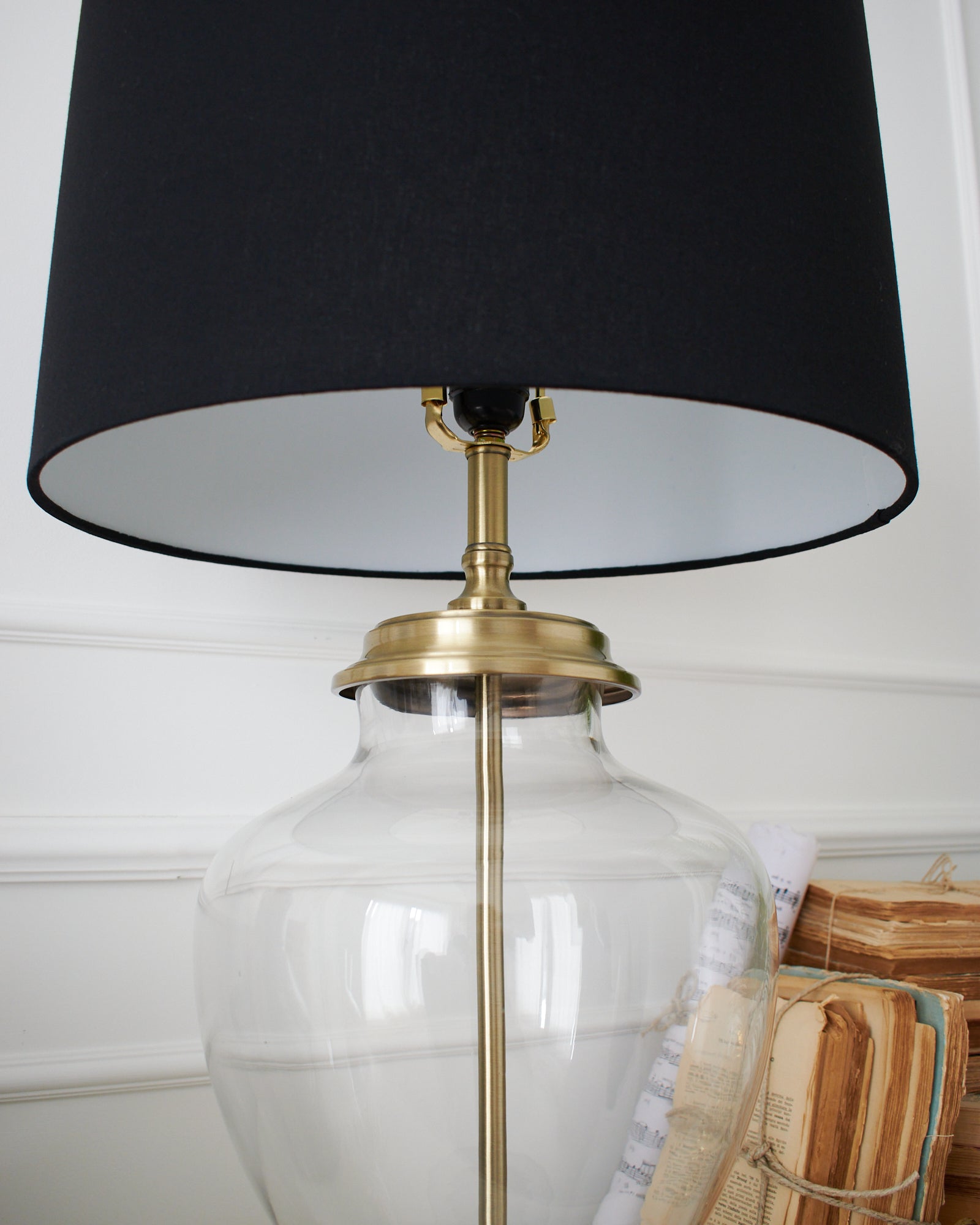 Lampada da tavolo in metallo e vetro Pigalle - OrchideaMilano1981