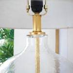 Lampada da tavolo in metallo e vetro Capri - OrchideaMilano1981