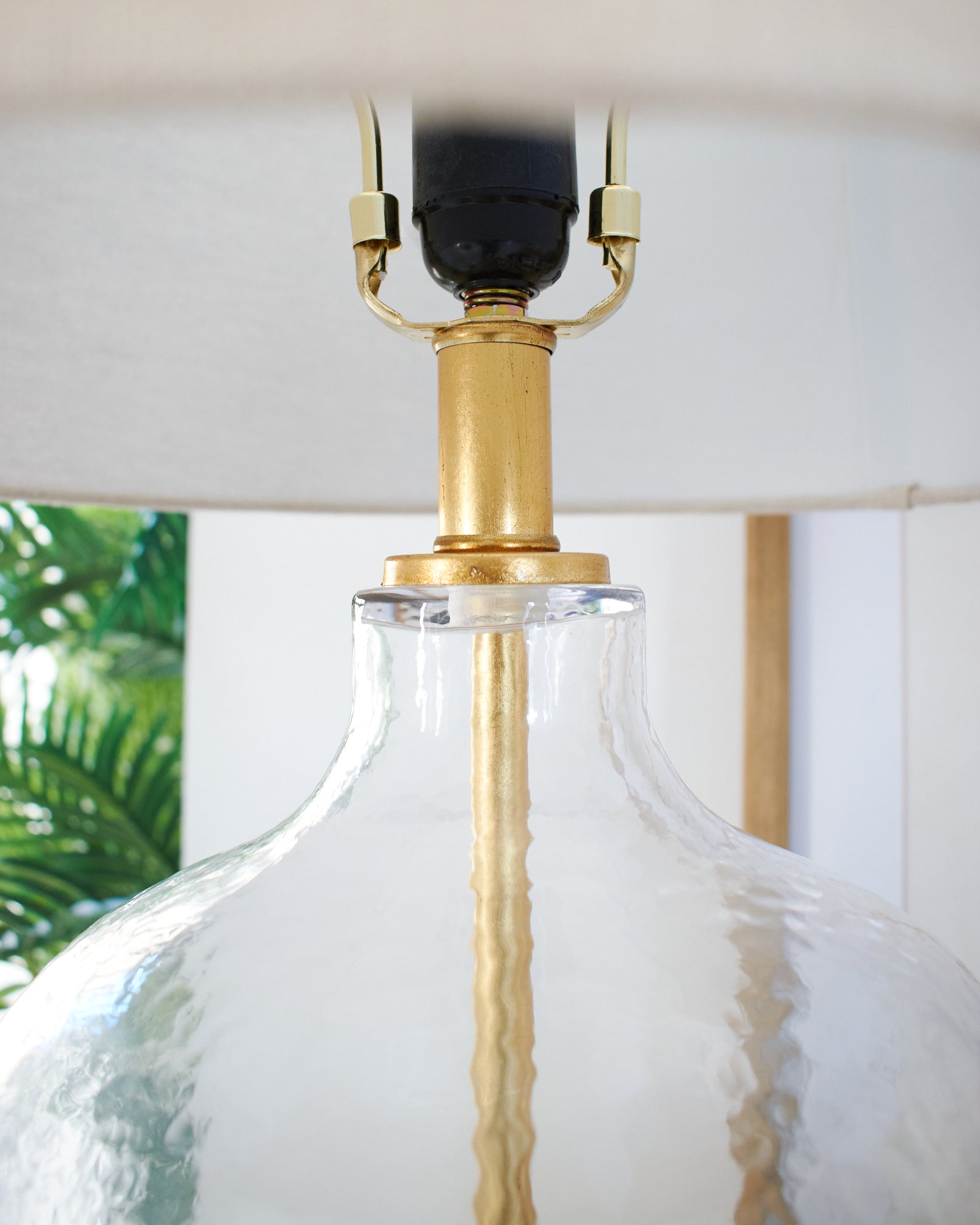 Lampada da tavolo in metallo e vetro Capri - OrchideaMilano1981