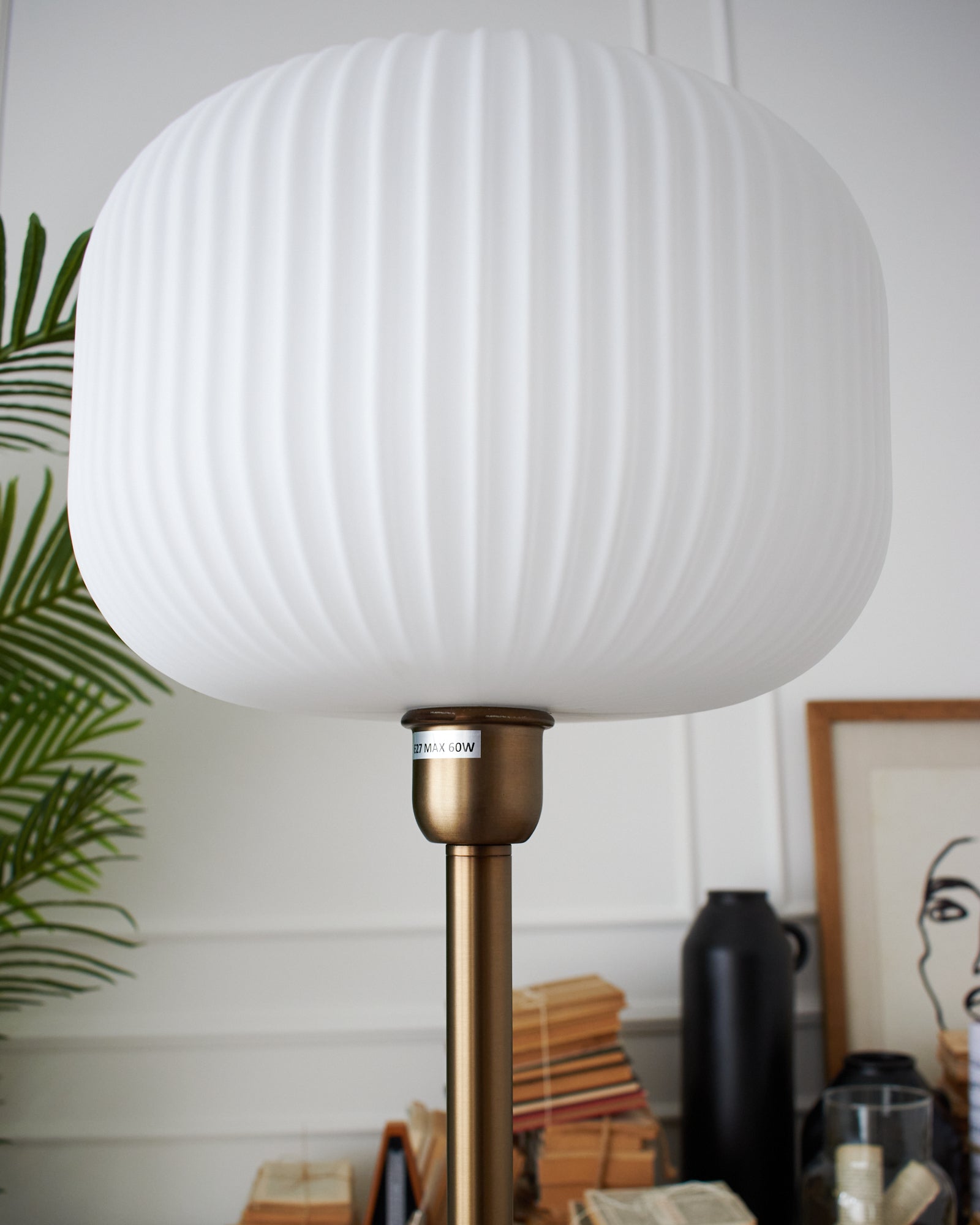Lampada da terra in metallo e vetro Paris - OrchideaMilano1981