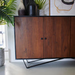 Credenza in legno massello e ferro Impronte 170 cm - OrchideaMilano1981