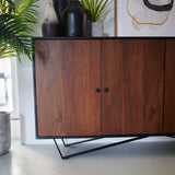 Credenza in legno massello e ferro Impronte 170 cm - OrchideaMilano1981