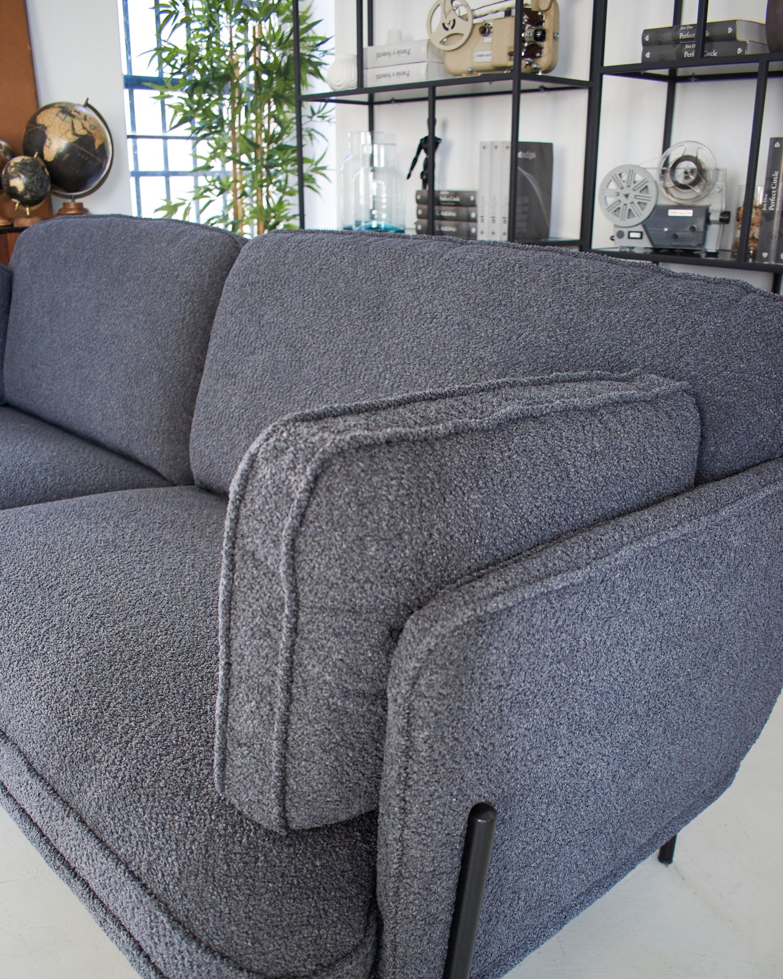 Divano 3 posti in tessuto bouclé Madison Avenue 220 cm - OrchideaMilano1981