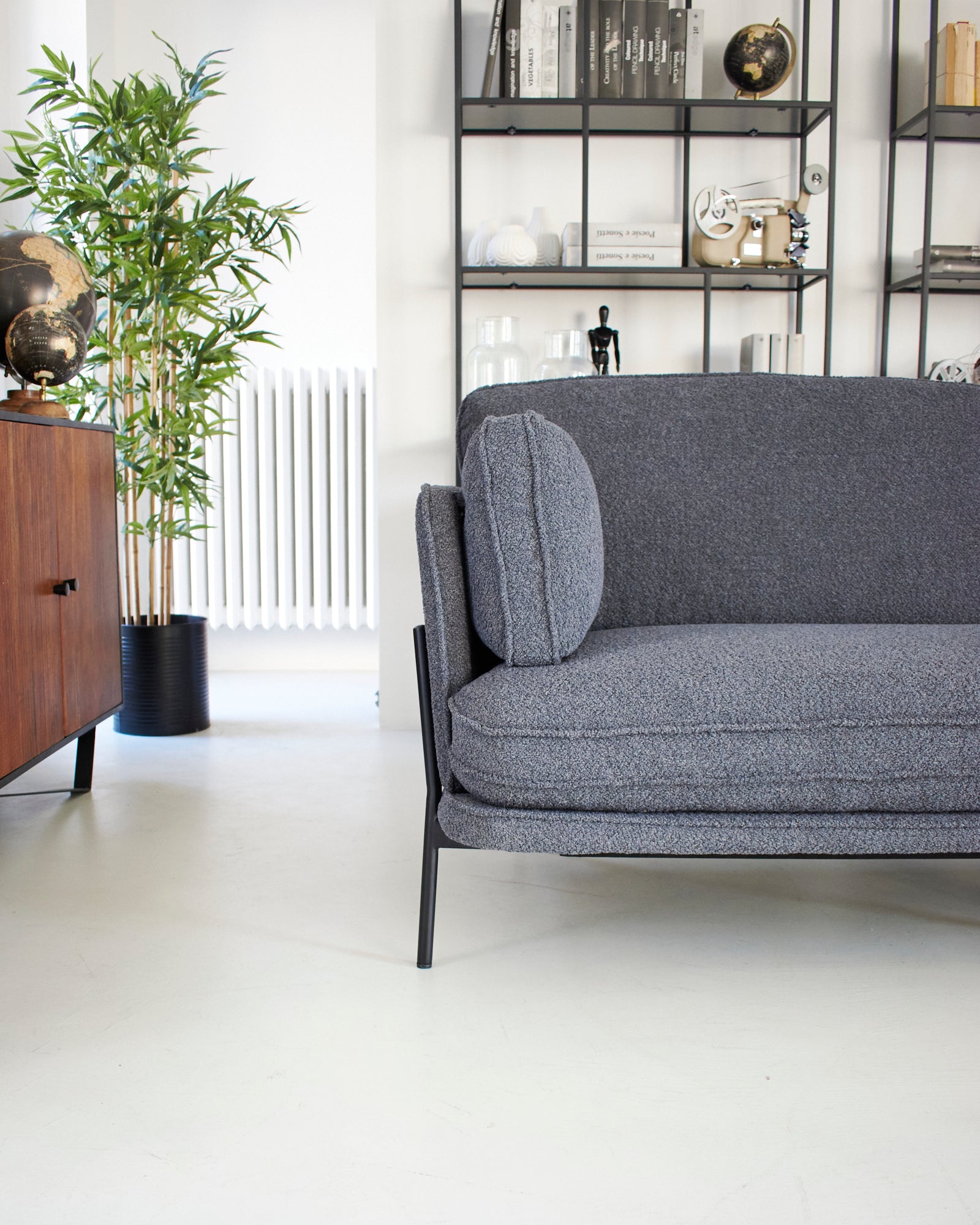 Divano 3 posti in tessuto bouclé Madison Avenue 220 cm - OrchideaMilano1981