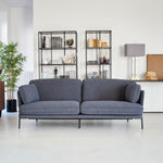 Divano 3 posti in tessuto bouclé Madison Avenue 220 cm - OrchideaMilano1981