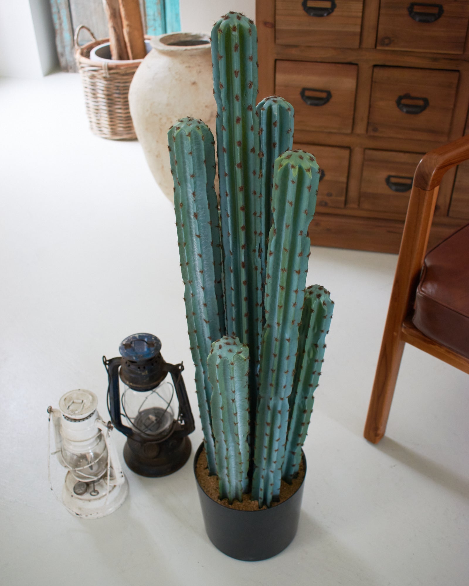 Cactus artificiale con vaso Mexico - OrchideaMilano1981