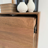 Cassettiera 5 cassetti in legno e ferro Skyline 60 cm - OrchideaMilano1981